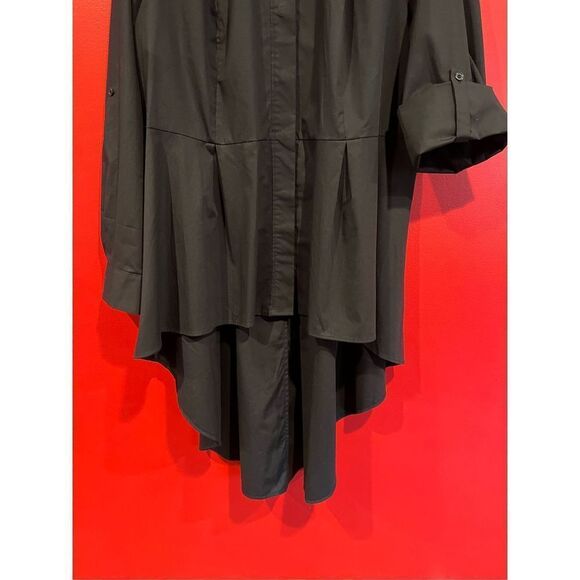 Lane Bryant Extreme Peplum Tunic Women’s Long sleeves with roll tabs Shirt - Picture 14 of 17